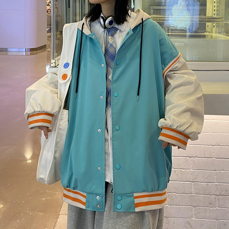 The Bears Varsity Jacket Baseball Uniform Men's Spring and Autumn Clothes Boys Autumn Wear Jacket Retro Bear Men's Jacket