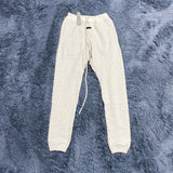 Fog Fear of God Essentials Pant Drawstring Ankle-Tied Leisure Loose High Street Velvet Sweatpants