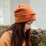 Women Winter Hats Autumn and Winter Women's Fashionable Stylish Earmuffs Fleece-Lined