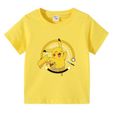Children Pokemon Pikachu T Shirt Short Sleeve T-shirt Men 'S Top