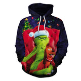 Grinch Hoodie 3D Printed Casual Sweatshirt Hoodie