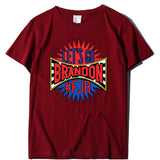 Let's Go Brandon T Shirt Short-Sleeved T-shirt Bottoming Shirt for Women