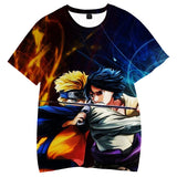 Itachi Uchiha Costume Summer Anime Naruto Itachi Uchiha 3D Digital Printed T-shirt