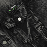 Men Denim Coat Jean Jackets Washed Do the Old Cowboy Coat Men Loose Lapels Jacket Denim Coat