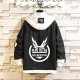 Comic Denim Jacket Men's and Women's Fashion Denim Jacket Top