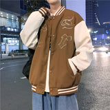 Cream Color Varsity Jacket Vintage Baseball Uniform