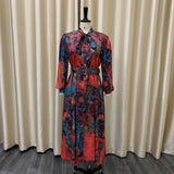 Nina Parker plus Size Dresses Long Sleeve High Waist plus Size Banquet Dress