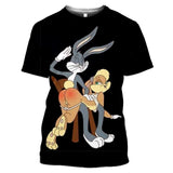 Bugs Bunny Shirt T-Shirt Summer Men'S T-Shirt Printed Loose Casual
