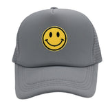 Smiley Face Cap Sponge Smiley Face Simple Casquette