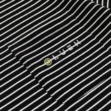 Men T-Shirt Summer Men's Striped Printed Embroidered T-shirt Short Sleeve