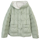 Women Winter Coats Puffer Jacket Down Coat Autumn and Winter Large Pocket Hooded Short Down Jacket Coat for Women