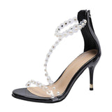 Nude Heels for Wedding Stiletto Heel Sandals