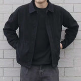 Men Denim Jacket Autumn and Winter Men's Coat Loose Jacket