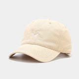 Smiley Face Cap Baseball Cap Soft Top Embroidery