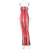 Nina Parker Graffiti Dress Sexy Temperament Skirt