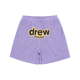 Drew House Smiley Shorts Fashion Brand High Street Fashionable Loose Beach Shorts