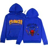 Stranger Things Hellfire Club Hoodie Monster Autumn Winter Sweater All-Match Loose Neutral Hooded Sweater