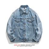 Men Jacket Spring Denim Jacket Coat Men's Loose Casual