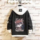 Comic Denim Jacket Men's and Women's Denim Jacket Spring