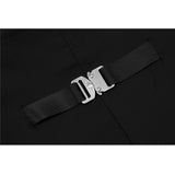 Men's Casual Suit Man Blzer Bandage Design Suit Jacket Men's Dark Loose Lapels Top Leisure Suit