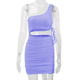 Maddy Euphoria Outfits Women'S Sexy Fashion Hollow Pleated Dress