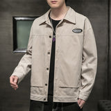 Corduroy Varsity Jacket Men's Autumn and Winter Lapel Corduroy Jacket Menswear Autumn Clothes Top Clothes