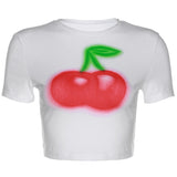 Music Festivals Rave Outfits Girls Tops Summer Women's Fashion round Neck Short Sleeves T-shirt