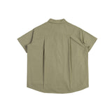 Men T-Shirt Summer Letter Embroidery Shirt Casual Polo Collar