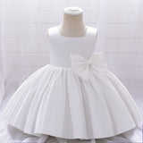 Summer Rompers Children's Baby Birthday Big Bow Wedding Dress