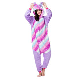 Hoodies Blankets One-Piece Pajamas Adult Panda Series Cartoon Men and Women Winter Flannel