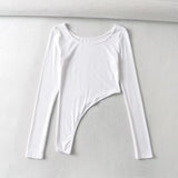 Women Fall Fall Fall Five-Color Hem Irregular Long Sleeve Top Slim-Fit Base T-shirt
