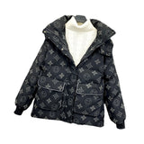 Women Winter Coats Puffer Jacket Down Coat New National Fashion Luminous Down Jacket Women's Short Street