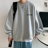 Men Sweatshirts Autumn Sweater Men's Loose White Coat
