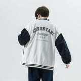 Vintage Letterman Jacket Coat Men's Baseball Uniform Hip Hop Jacket