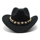 Cowboy Hats Autumn and Winter Top Hat Female Ethnic Style Top Hat