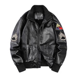 Graphic Leather Jacket Women Leather Jacket Spring/Autumn Vintage PU Jacket Pilot Motorcycle Clothing