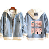 Comic Denim Jacket Jacket Spring and Autumn