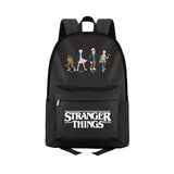 Stranger Things Backpack Large Capacity Fashion Canvas Backpack Student Schoolbag