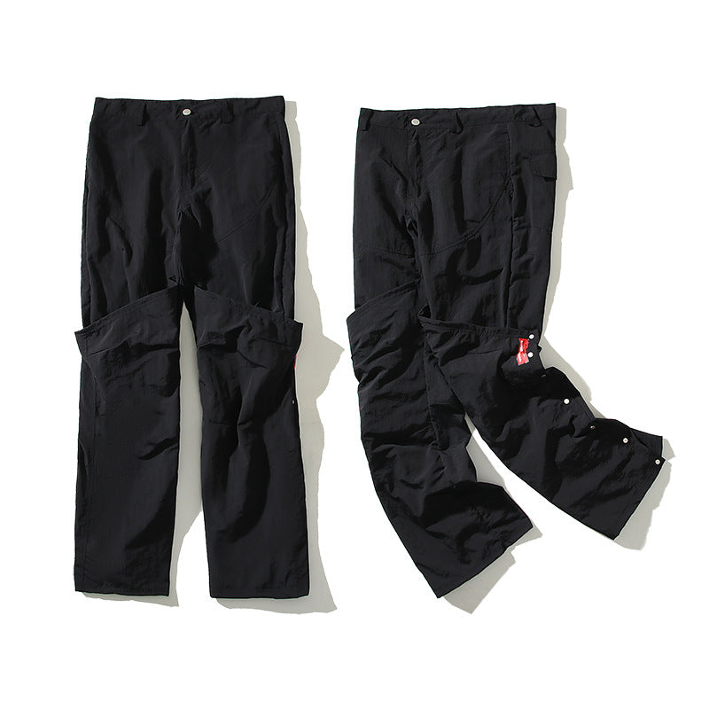 Kanye West Sunday Service Pant Double-Sided inside-out Wear Functional Breasted Trousers