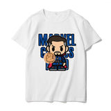 Marvel T Shirt Marvel Co-Branded T-shirt Avengers Half Sleeve