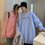 Men Sweatshirts Sweater Spring and Autumn Loose round Neck Hip Hop Men
