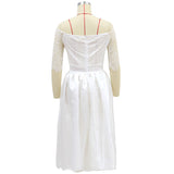 Women Lace Wedding Dress Summer Bridesmaid Dress Fashion Sexy Dress