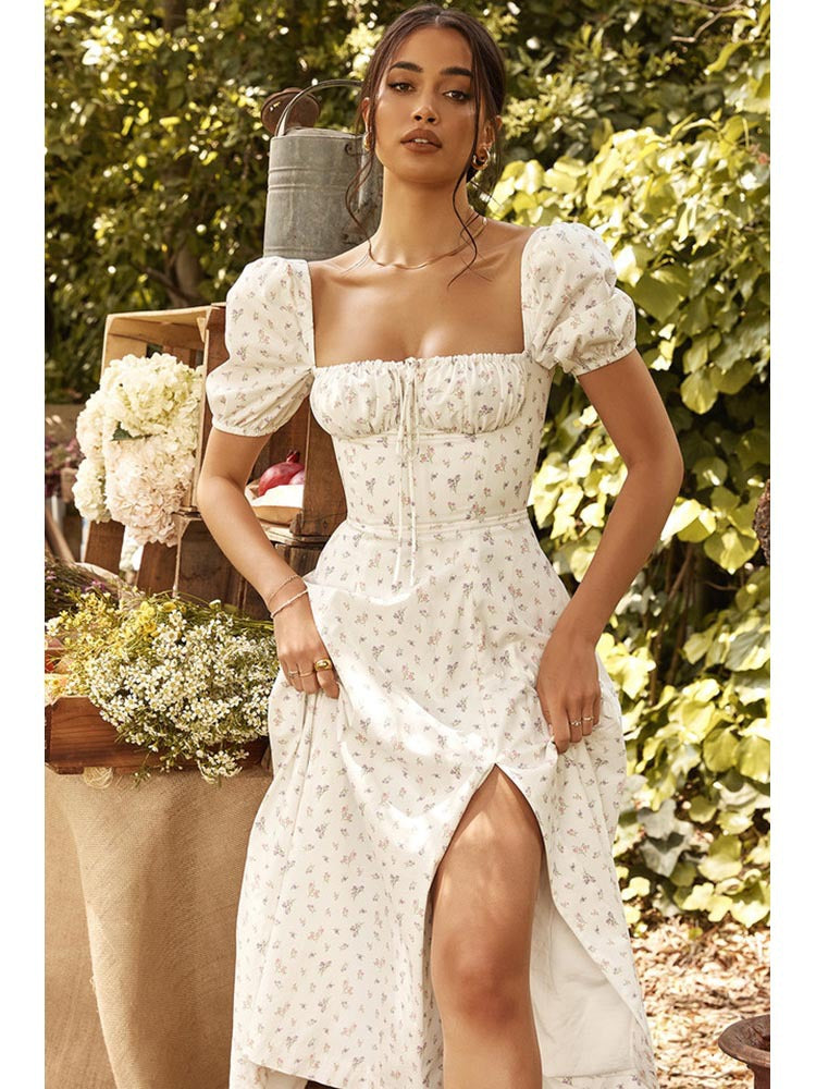 White Milkmaid Summer Dresses House Of Cb Tallulah Garden Party Cottagecore Aesthetic Fairycore Dresses