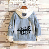 Comic Denim Jacket Anime Denim Jacket Coat