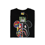 WGM Shirt Colored Mosaic Printed round Neck T-shirt