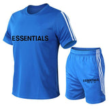 Fear of God Fog T Shirt Essentials Casual Short Sleeve Shorts Set
