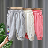 Toddler Girls Pants Girls' Spring Clothes Children's Sports Casual Pants