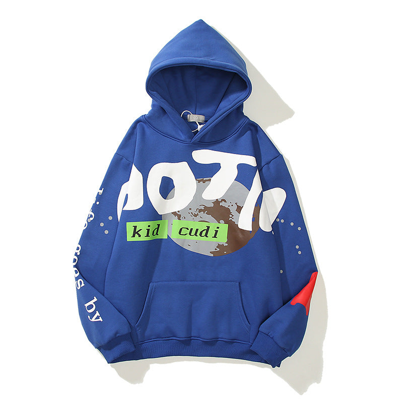 Cpfm Hoodie Cartoon Print Loose Men's and Women's Hoodies Sweatshirt