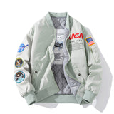 NASA Varsity Jacket Casual Street Fashion Jacket Men's Jacket Loose Embroidered Baseball Uniform