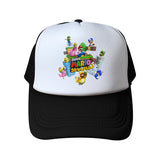 Mario Hat Summer Mesh Cap Men's and Women's Sun Hats Sun Protection Hat Travel Cap